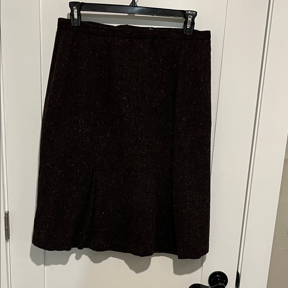 Dress Barn Dark Brown A-Line Skirt